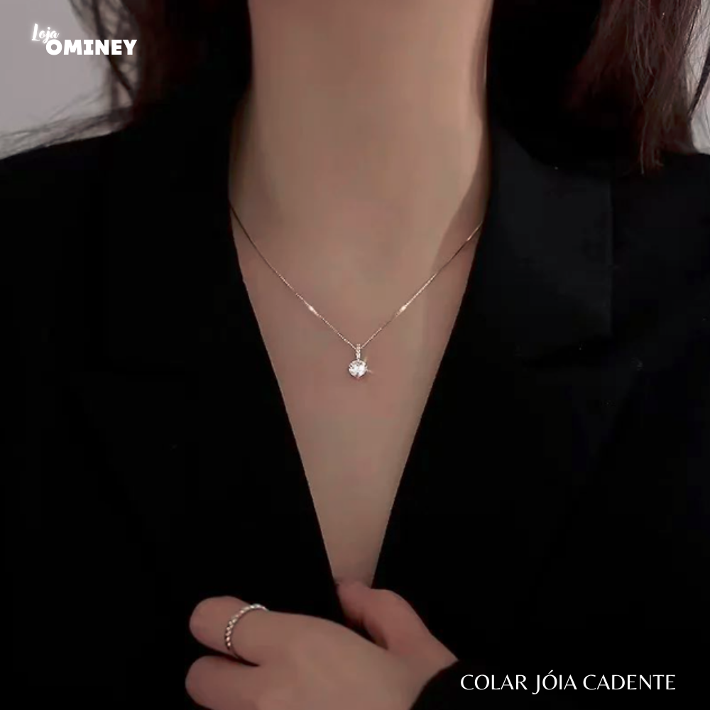 Colar Jóia Cadente - Prata 925