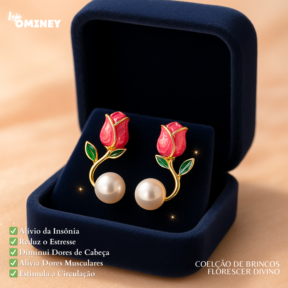 Coleção De Brincos Magnéticos Florescer Divino