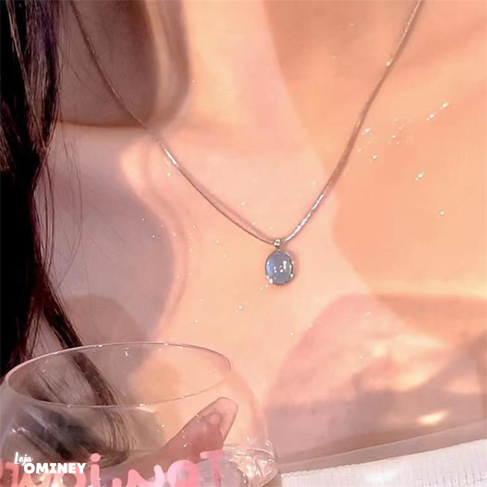 Colar Aquamarine Princess - Prata 925