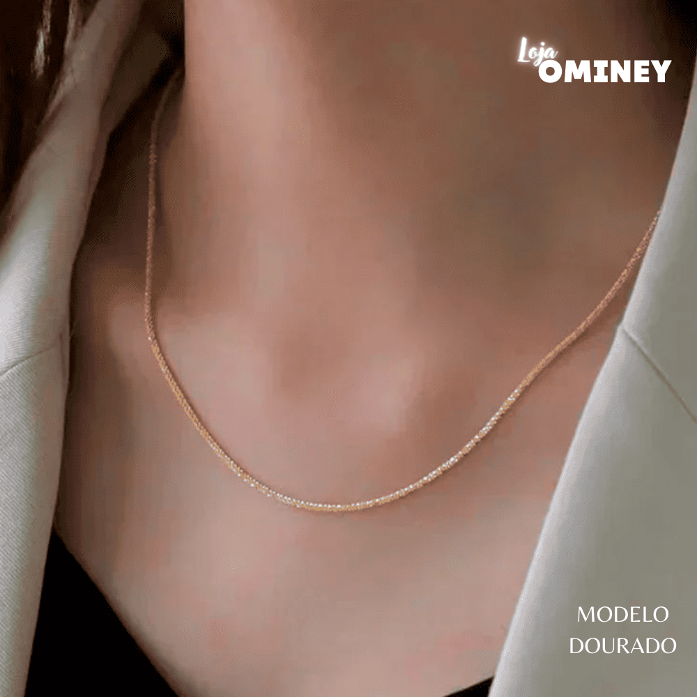 Colar Cintilante Esterlina 925 RIVIERA