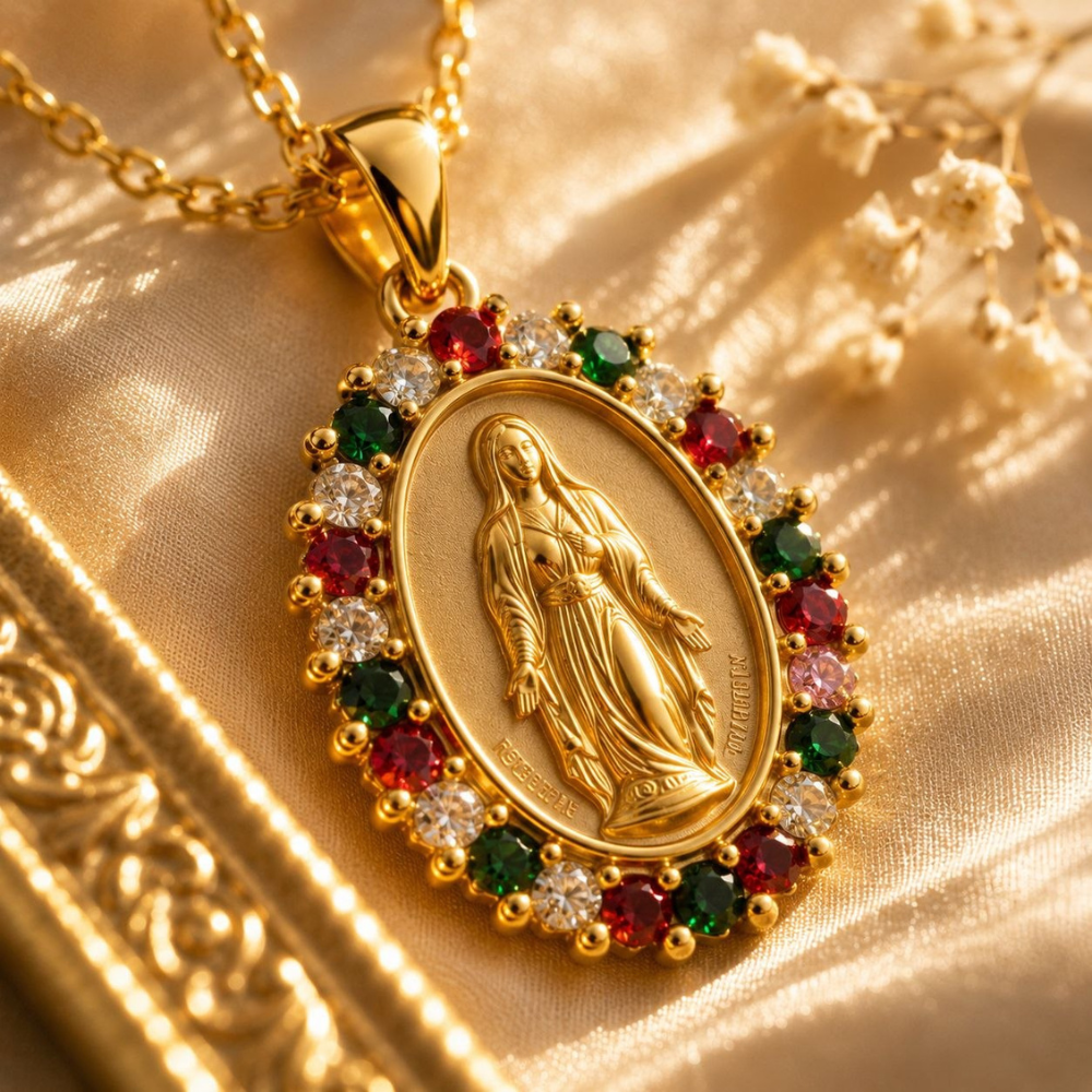 Colar Santa Maria Artesanal - Ouro 18k