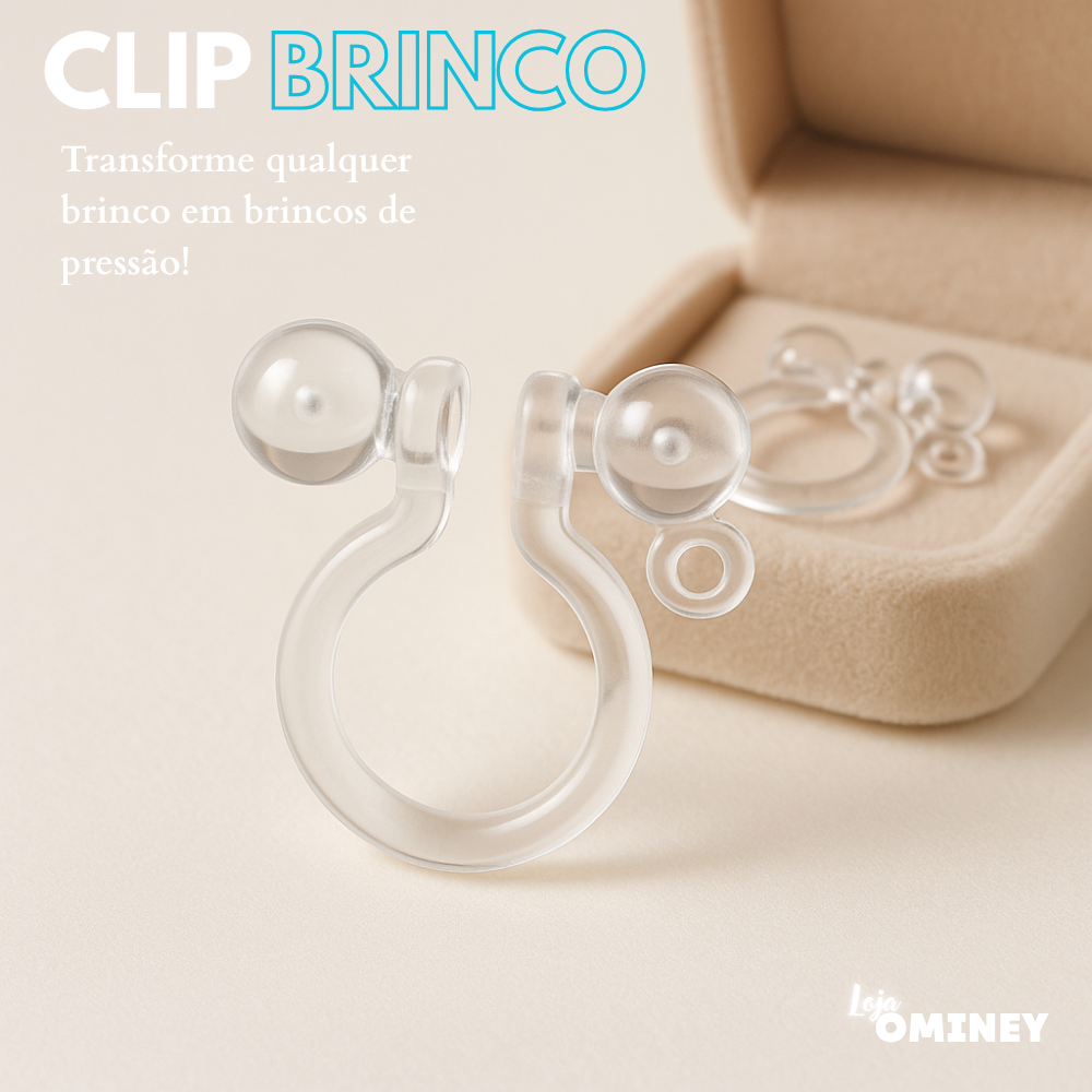 ClipBrinco - Transforme qualquer brinco em brincos de pressão!