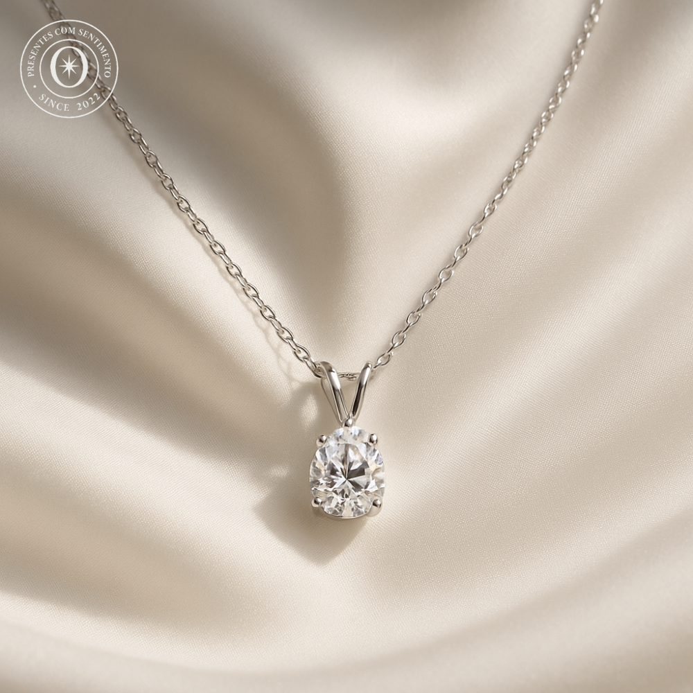 Colar Jóia Cadente - Prata 925