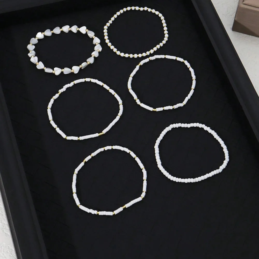 Conjunto 6 Pulseiras - Harmonia Clara