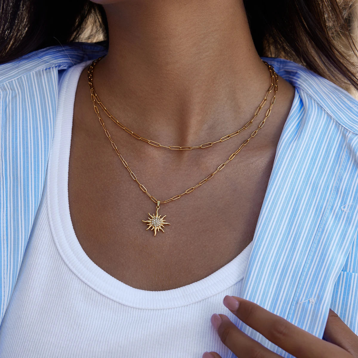 Colar em Ouro - Horizonte Dourado