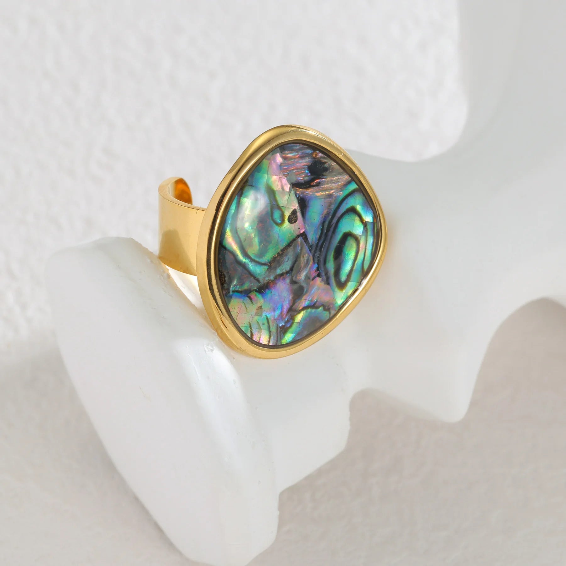 Anéis Véu Iridescente