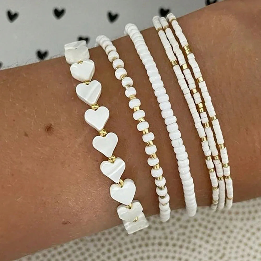 Conjunto 6 Pulseiras - Harmonia Clara