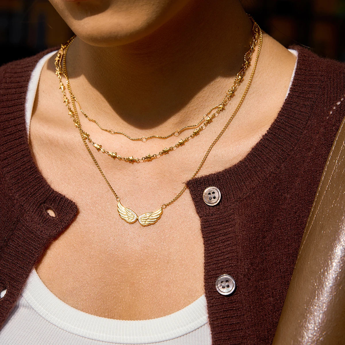 Colar em Ouro - Sustentar