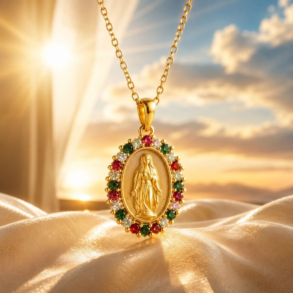 Colar Santa Maria Artesanal - Ouro 18k