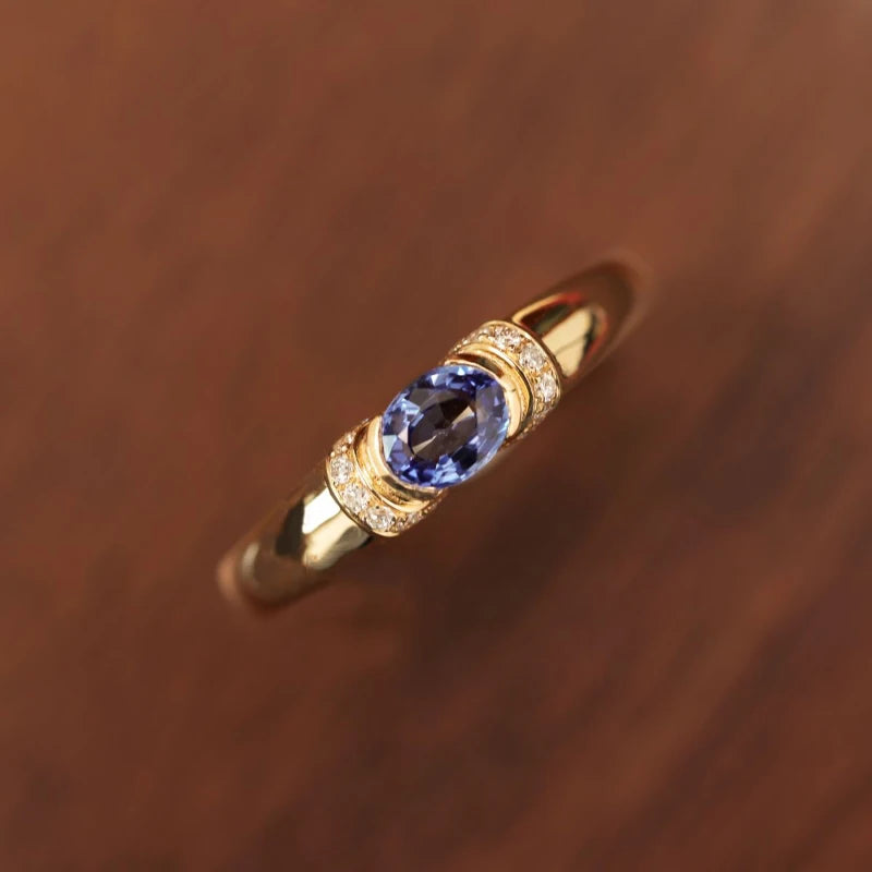 Anel Vigília Azul – Safira