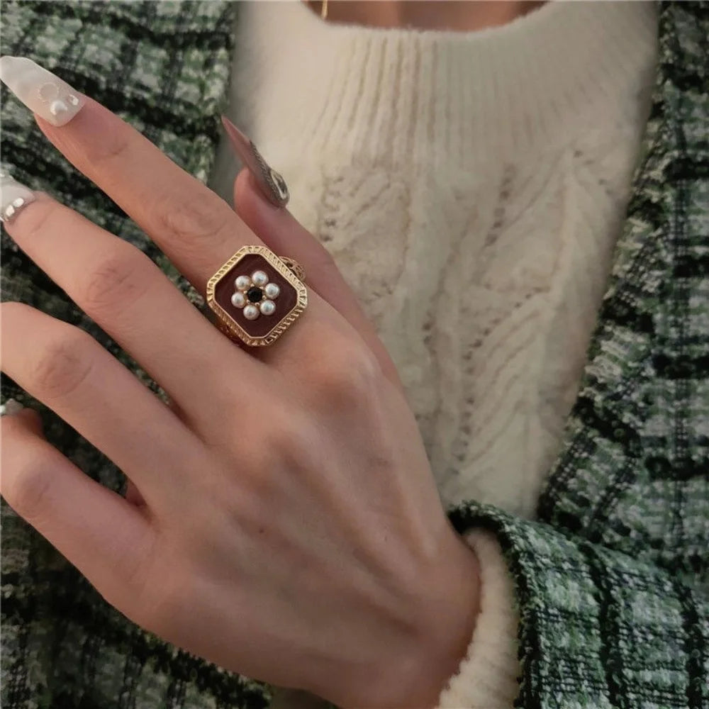 Conjunto 2 Anéis - Marfim & Pérola