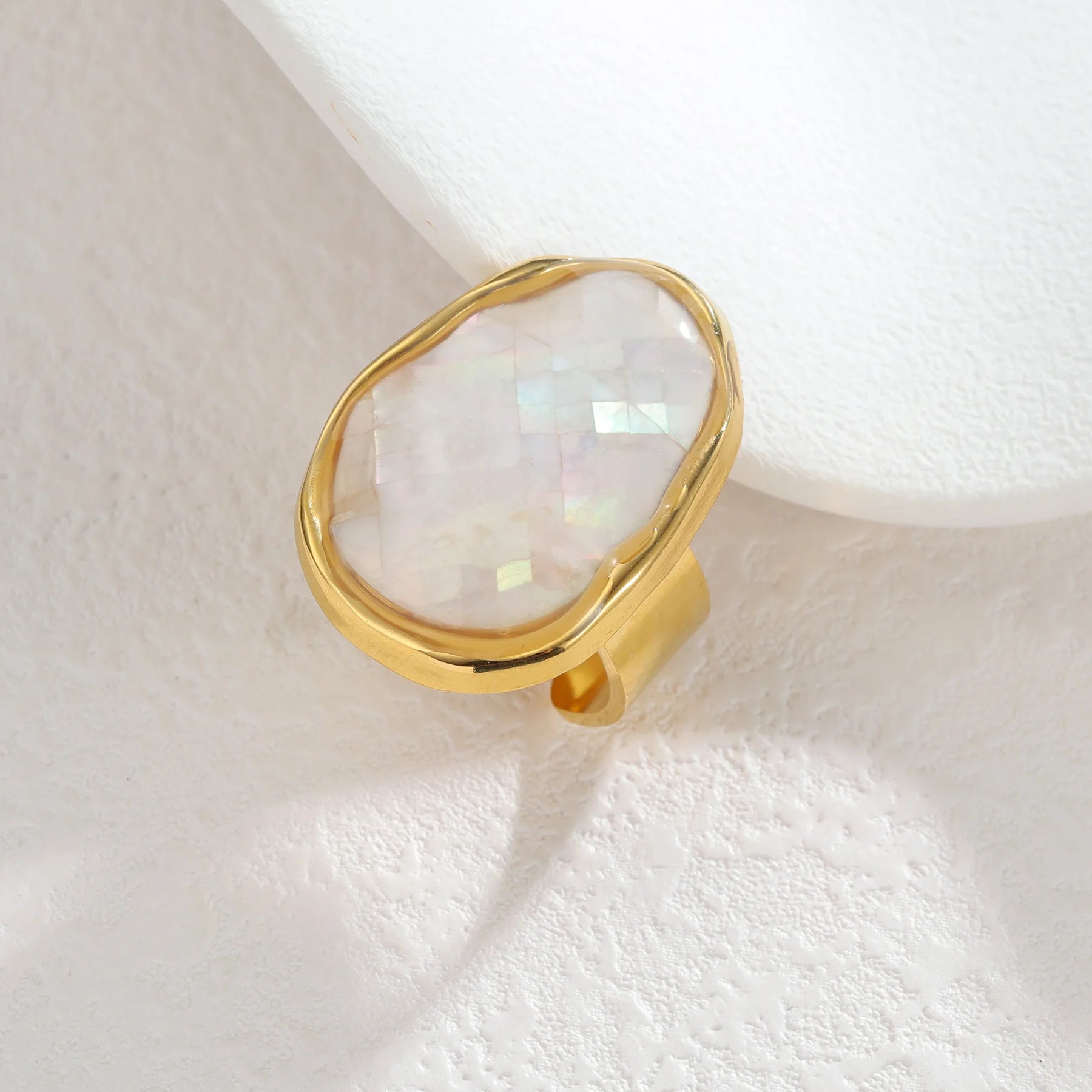 Anéis Véu Iridescente