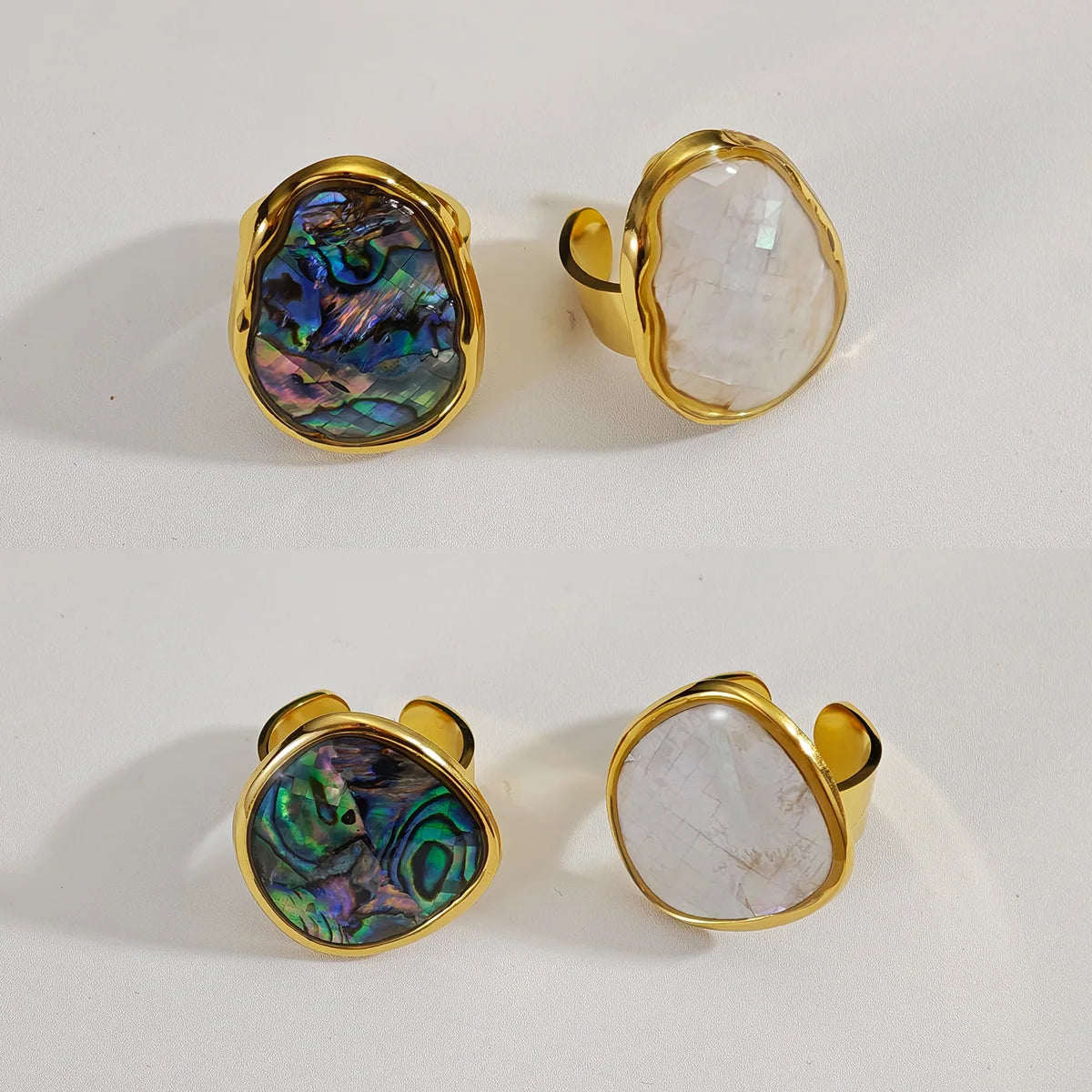 Anéis Véu Iridescente