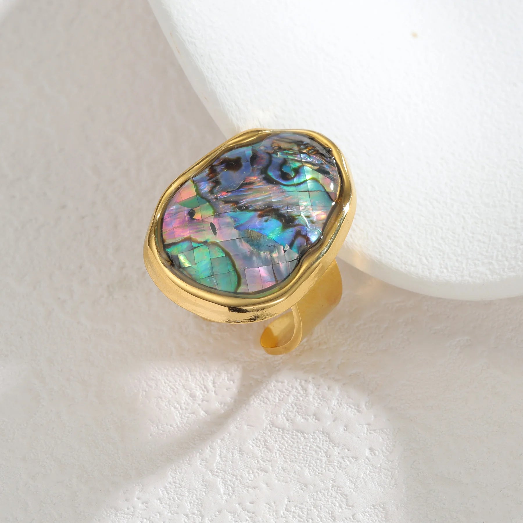 Anéis Véu Iridescente