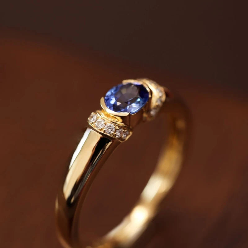 Anel Vigília Azul – Safira