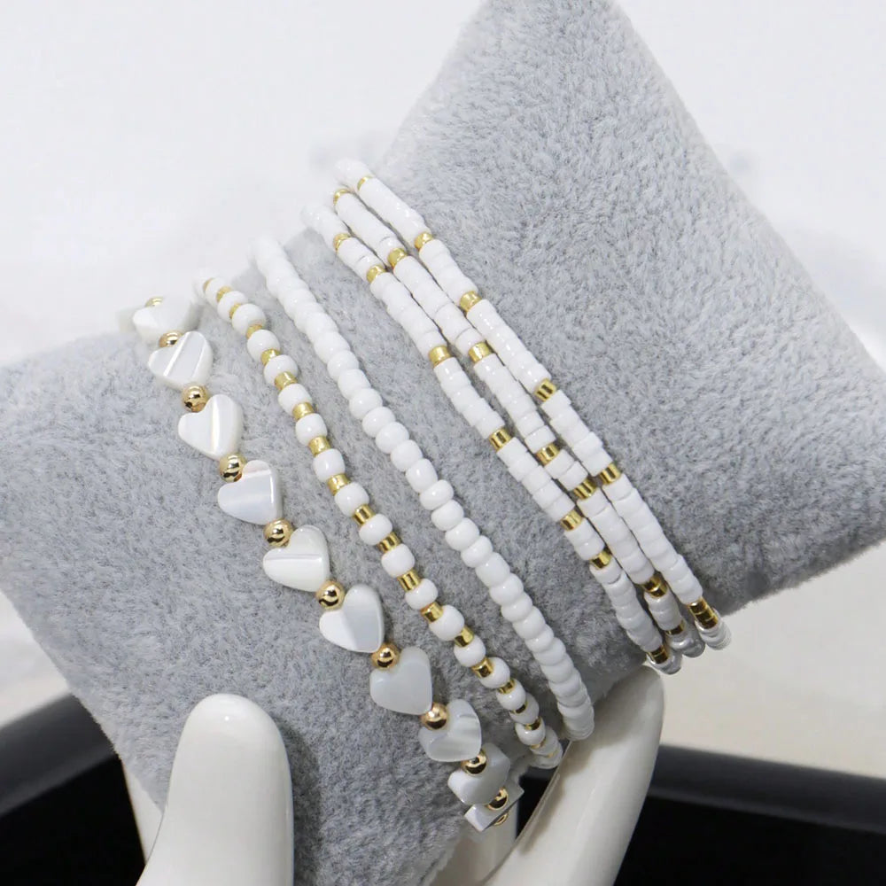 Conjunto 6 Pulseiras - Harmonia Clara