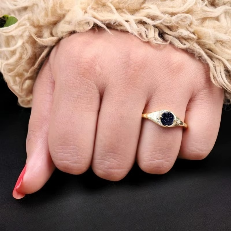 Anel Noite Infinita - Ouro 18k