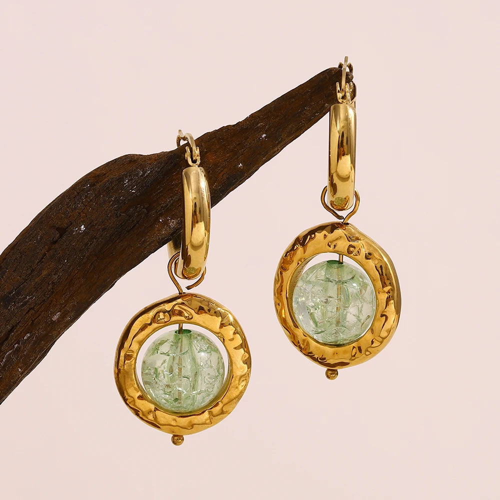 Brincos Musgo Antigo