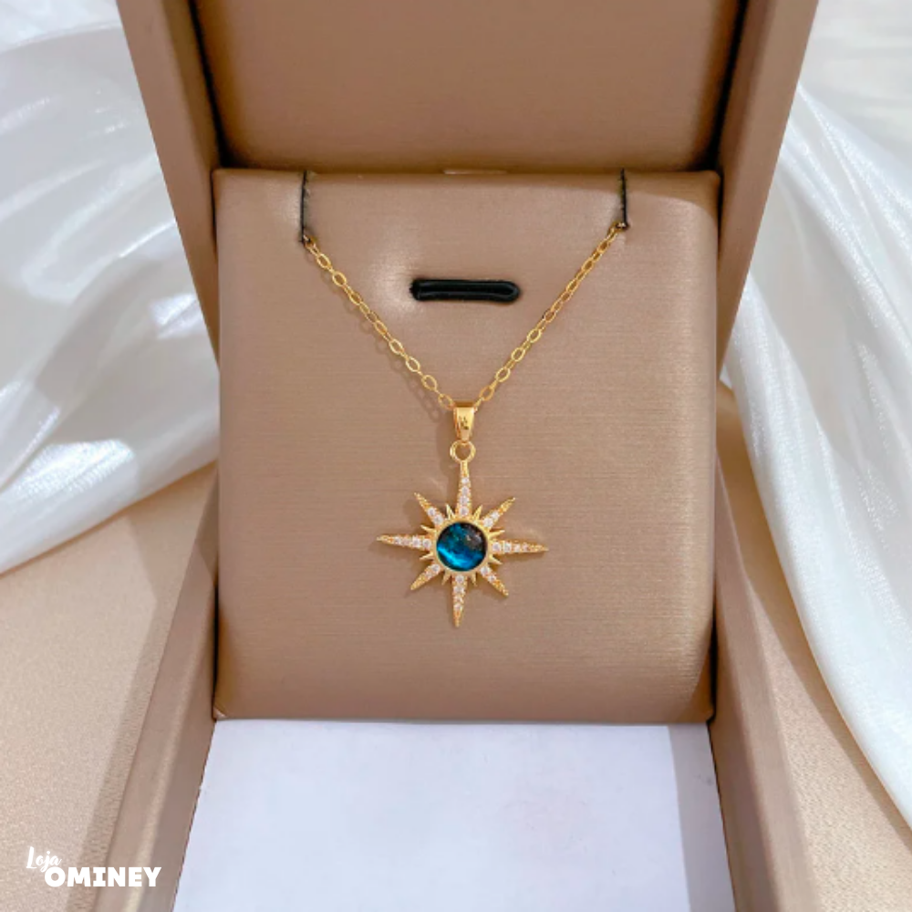 Colar Solar - Ouro 18k